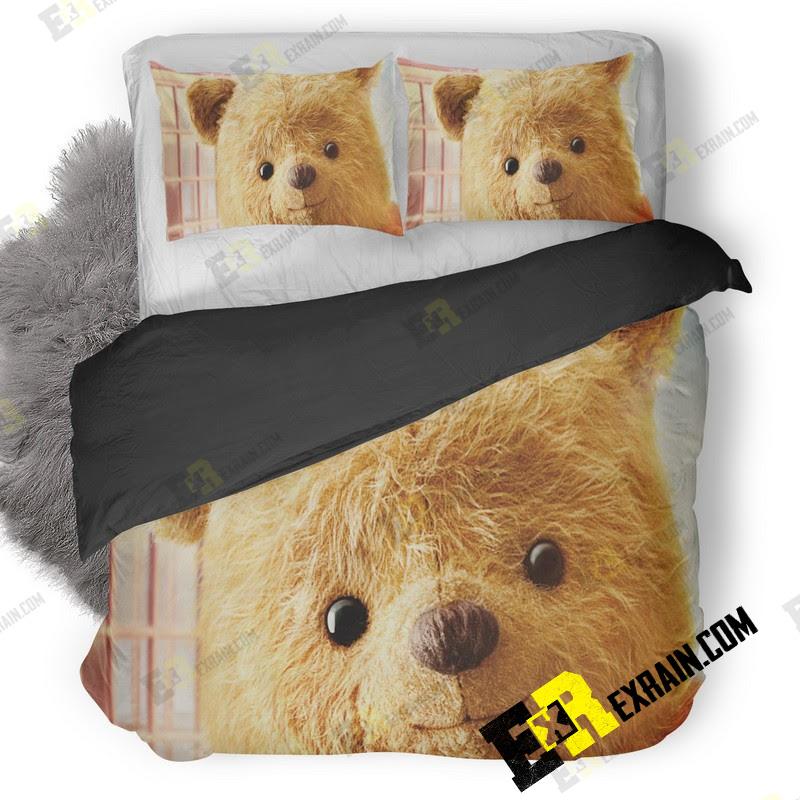 Winnie The Pooh In Christopher Robin Movie 3D Customized Duvet Cover Bedding Set