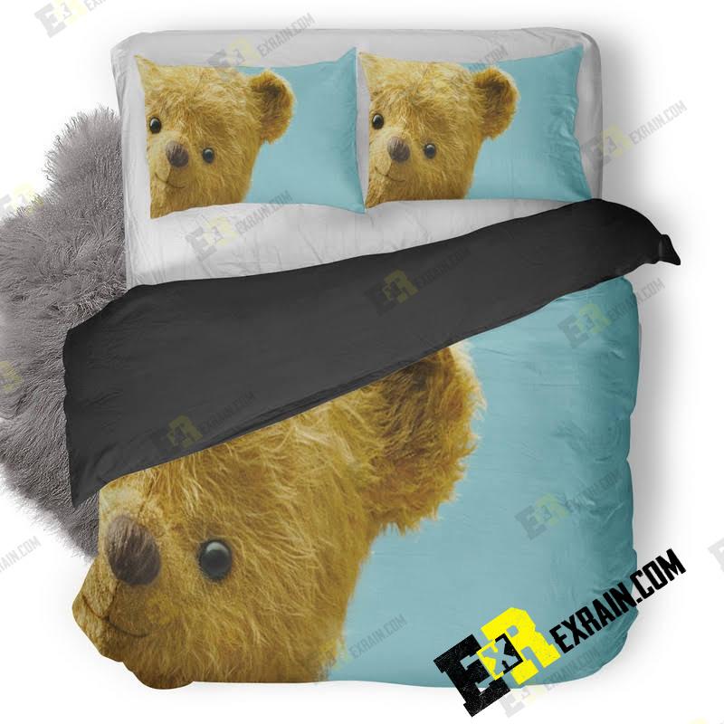 Winnie The Pooh In Christopher Robin Movie 5K 57 3D Customized Duvet Cover Bedding Set