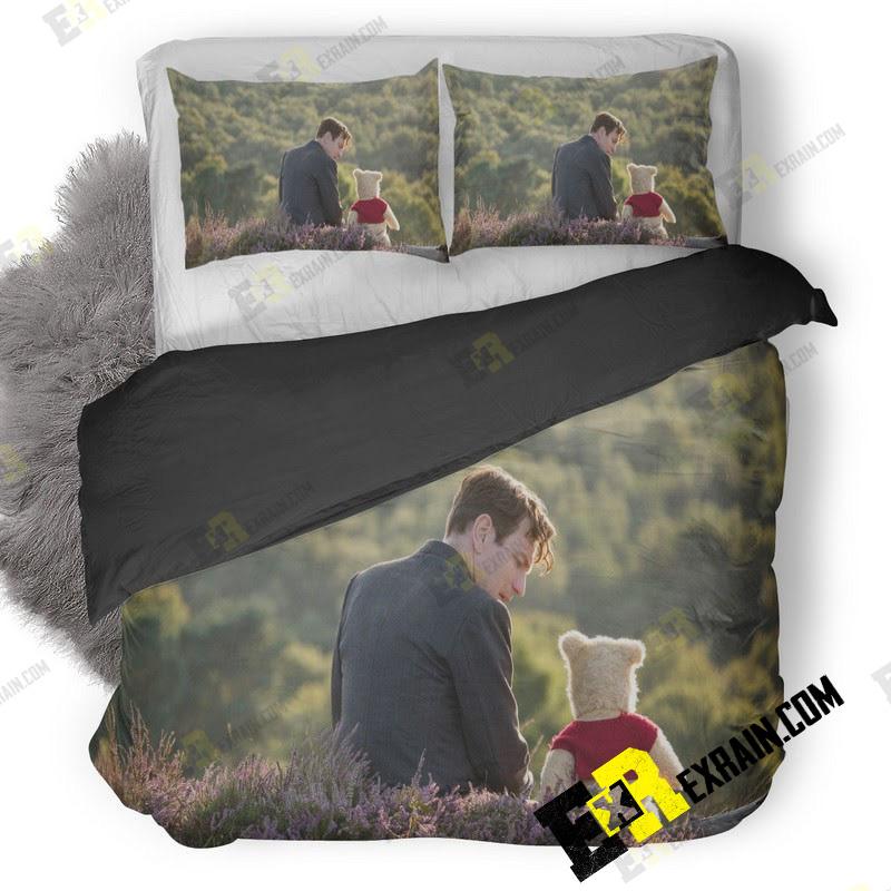 Winnie The Pooh In Christopher Robin Movie 5K Z9 3D Customized Duvet Cover Bedding Set