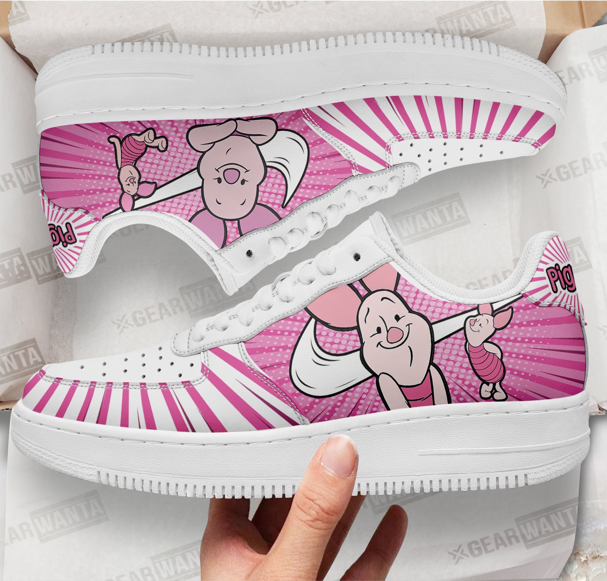 Winnie The Pooh Pigglet Air Sneakers Custom