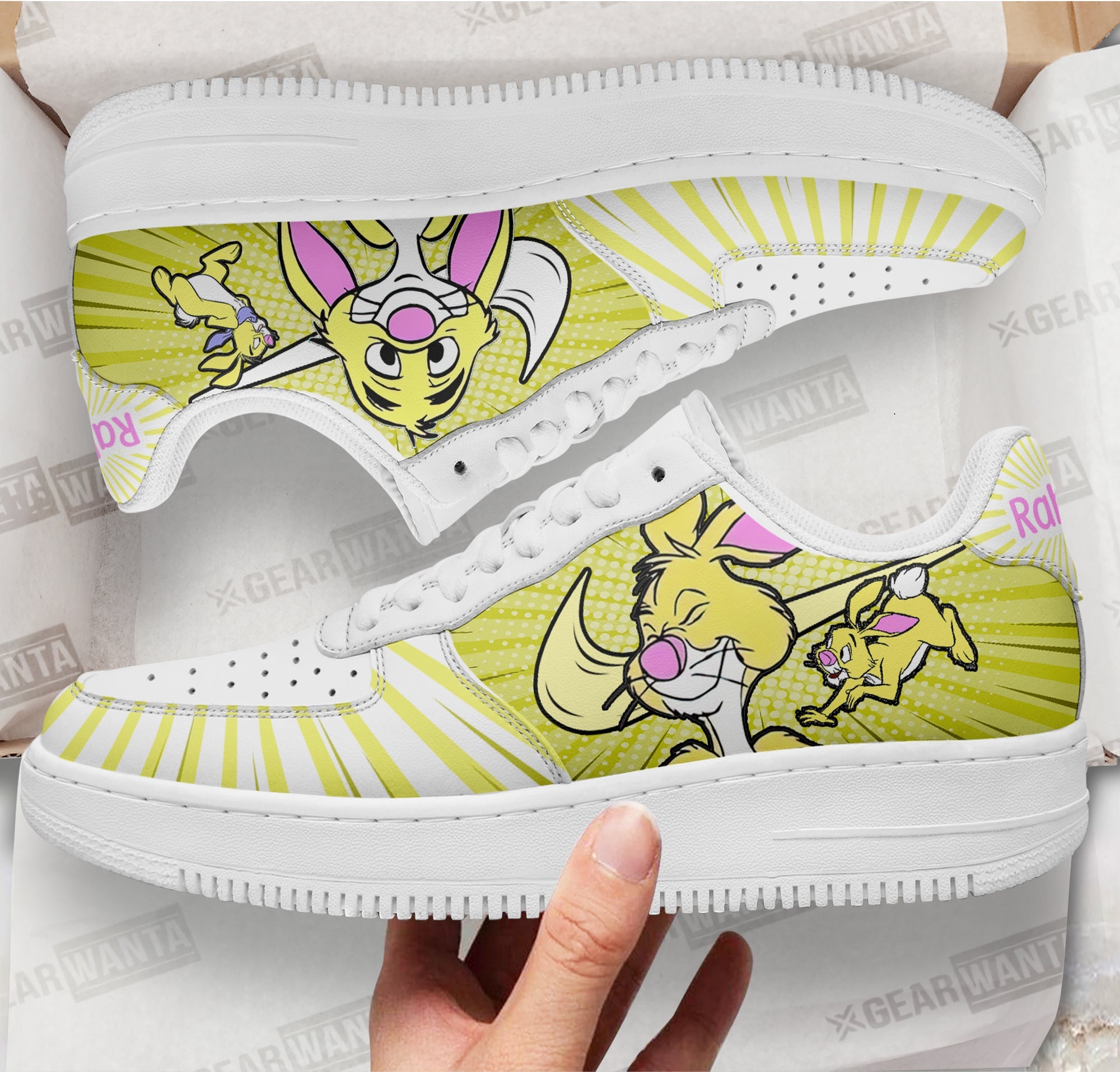 Winnie The Pooh Rabbit Air Sneakers Custom