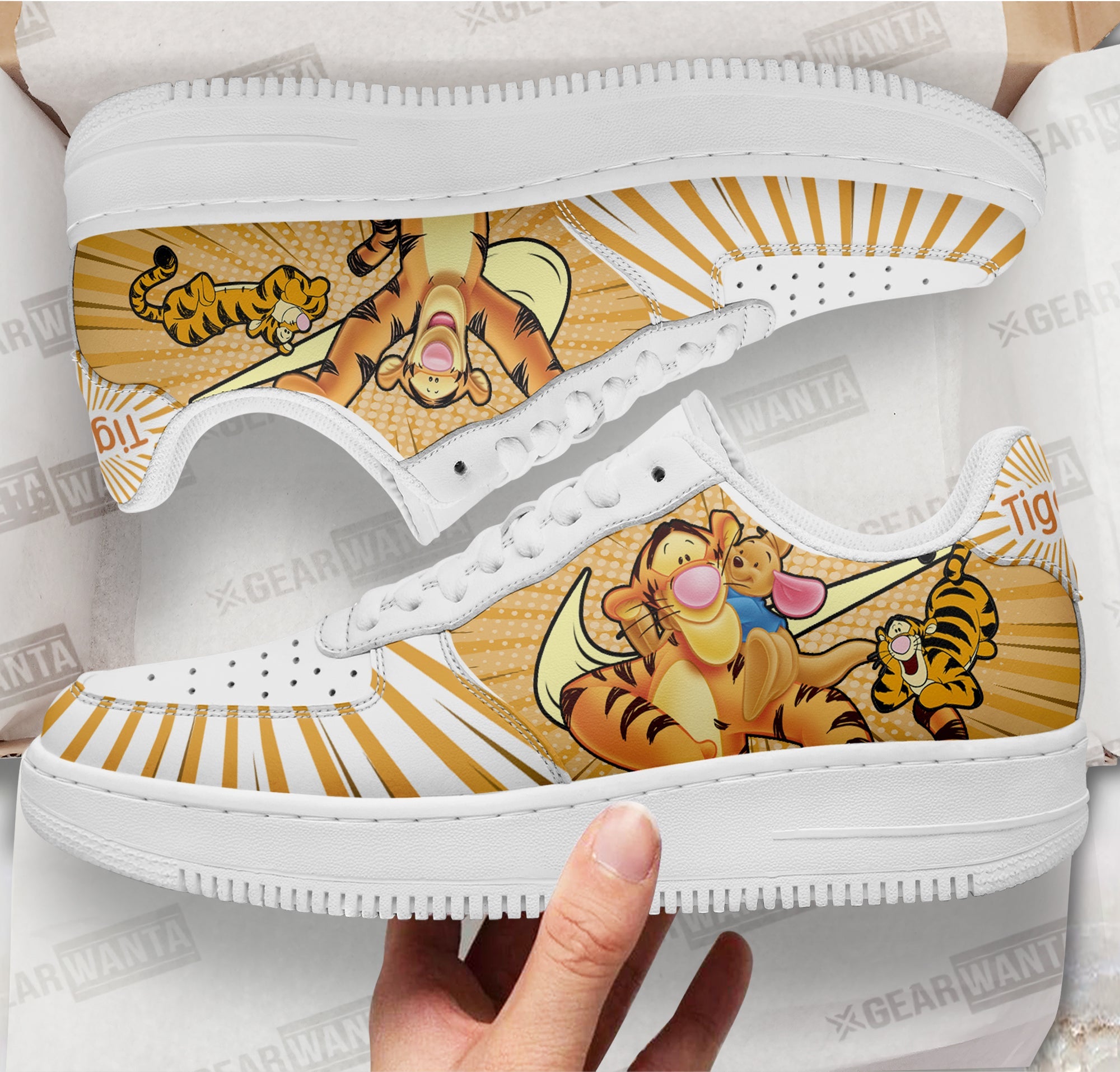 Winnie The Pooh Tigger Air Sneakers Custom