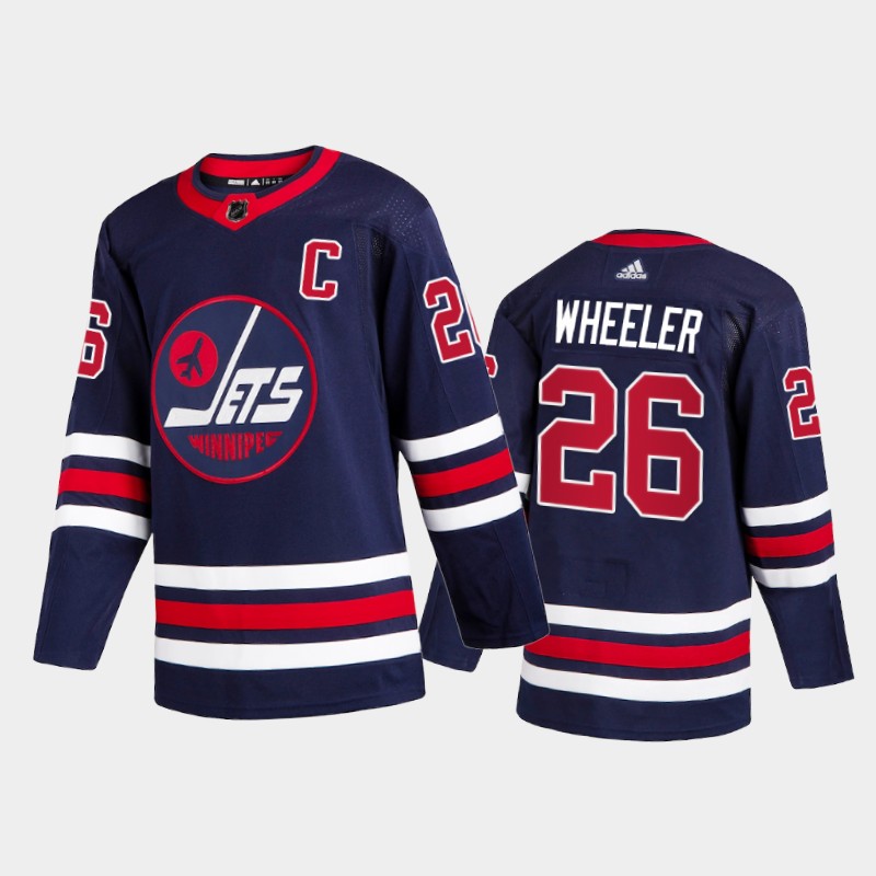 Winnipeg Jets Blake Wheeler #26 Third Blue Jersey