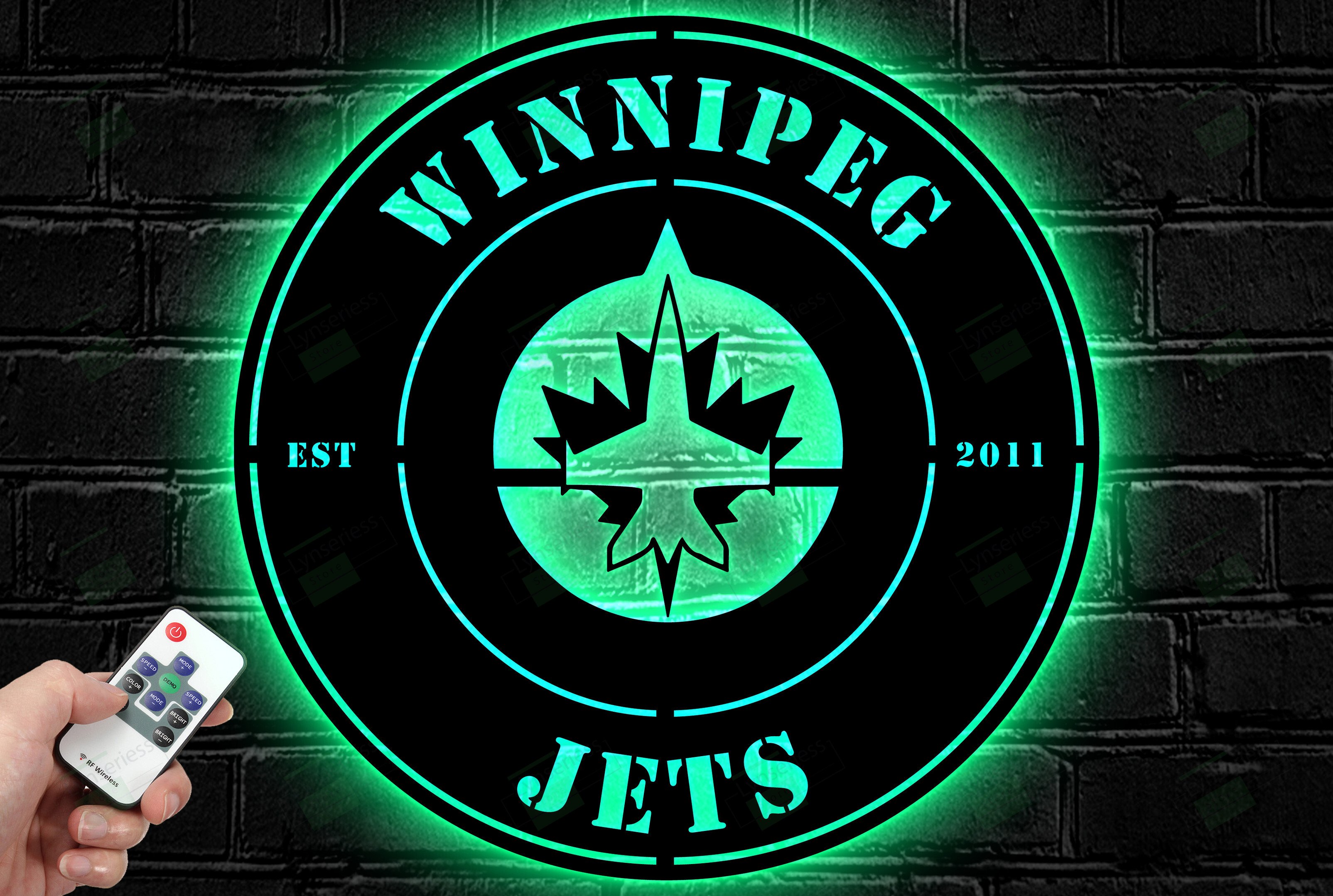 Winnipeg Jets Metal Sign – Led Light Sign NHL