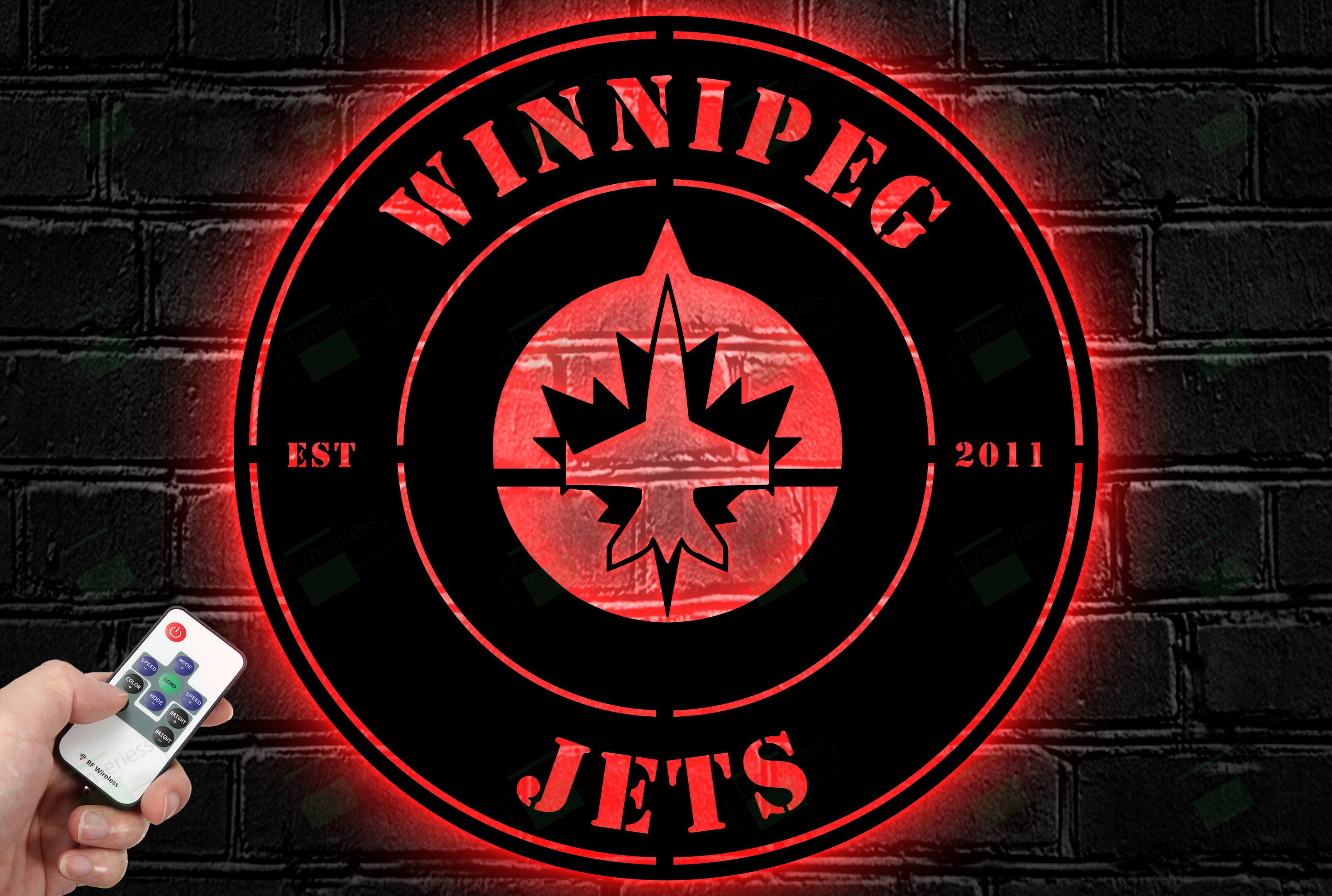Winnipeg Jets Metal Sign – Led Light Sign NHL