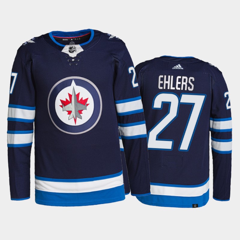 Winnipeg Jets Nikolaj Ehlers Pro Jersey #27 Navy Home Uniform