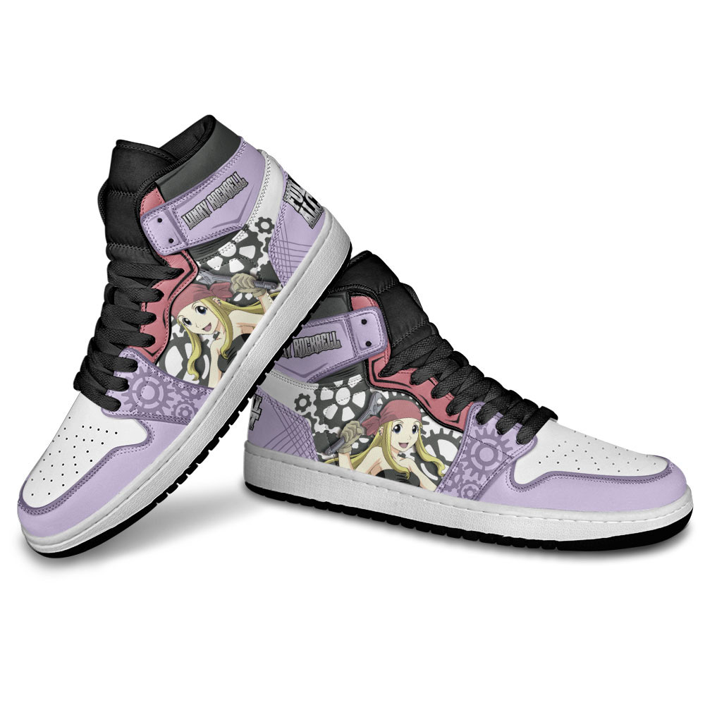 Winry Rockbell JD1s Sneakers Fullmetal Alchemist Anime Shoes, Air Jordan Hightop