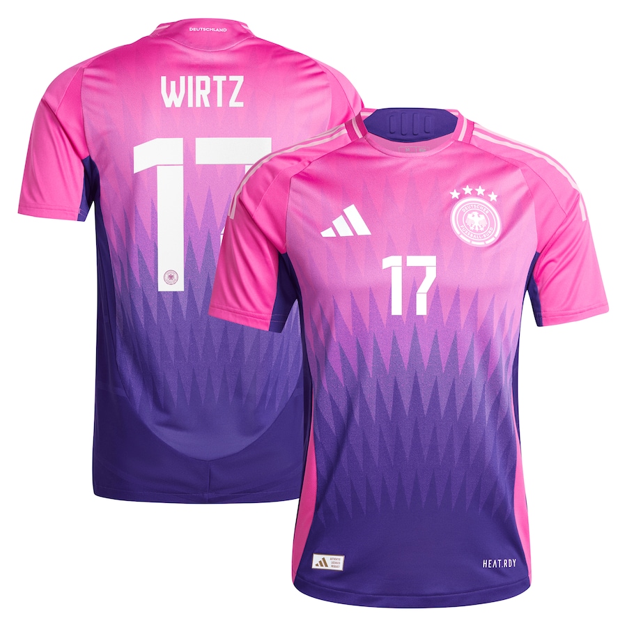 Wirtz Men's Germany 2024 Stadium Away Soccer Jersey