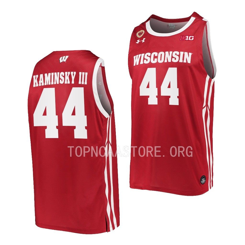 Wisconsin Badgers Frank Kaminsky Red #44 Jersey Alumni