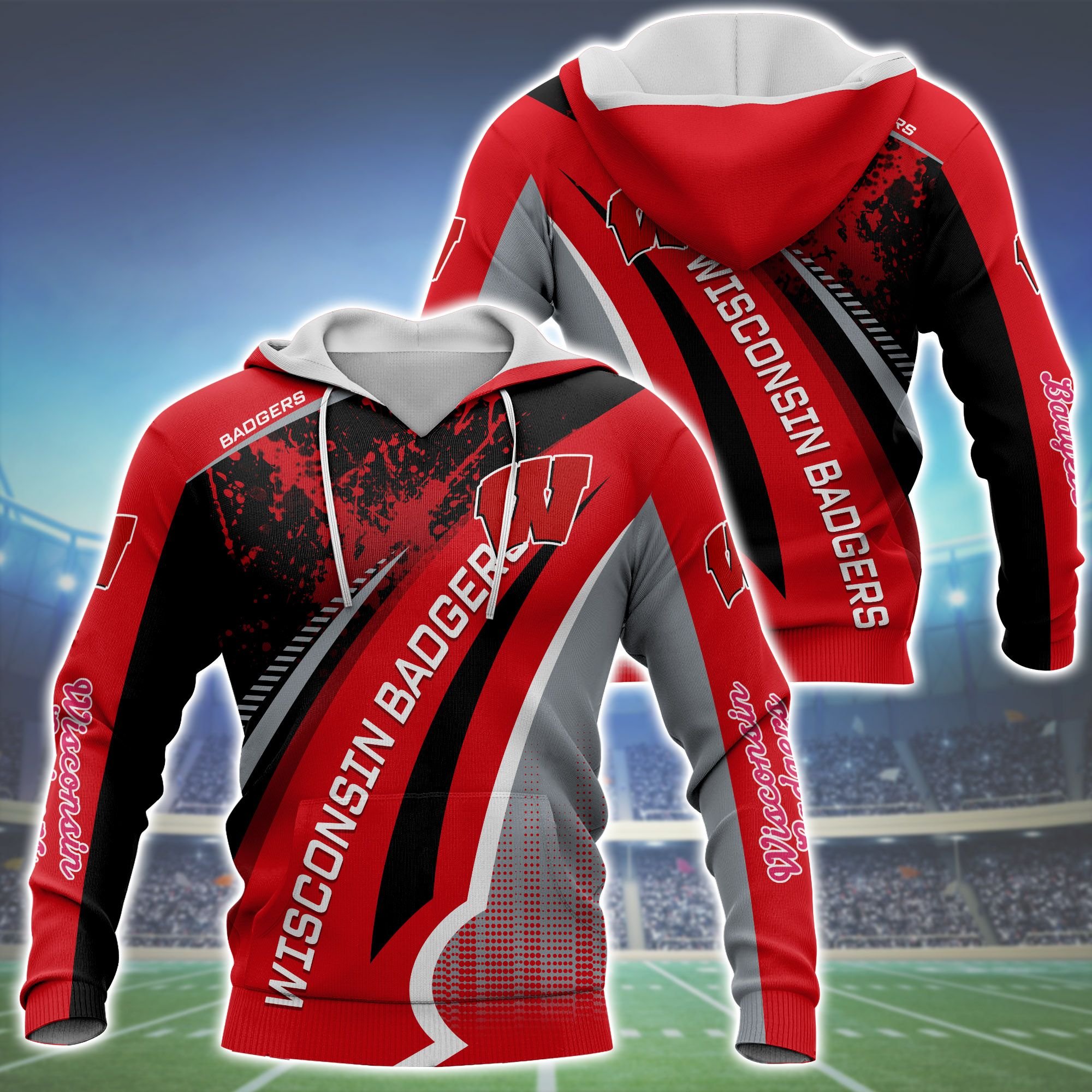Wisconsin Badgers NCAA1 Hoodie For This Season Gift For Sport Lovers