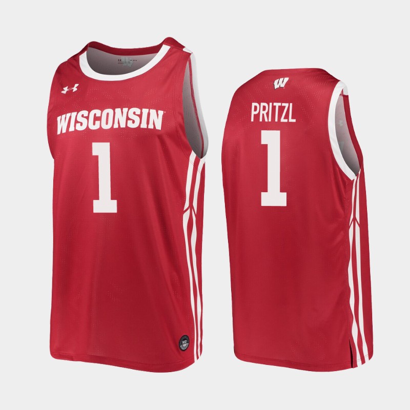 Wisconsin Badgers Wisconsin Badgers Brevin Pritzl Red 2019-20 College Jersey