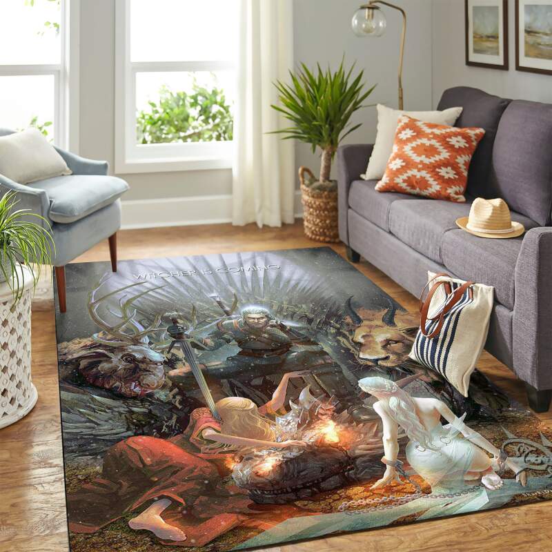 Witcher Is Comming Carpet Floor Area Rectangle Rug