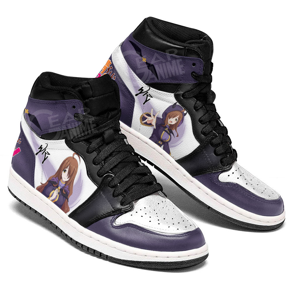 Wiz JD1s Sneakers KonoSuba Anime Shoes, Air Jordan Hightop