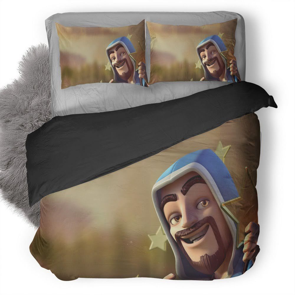 Wizard Clash Of Clans 3D Customized Duvet Cover Bedding Set