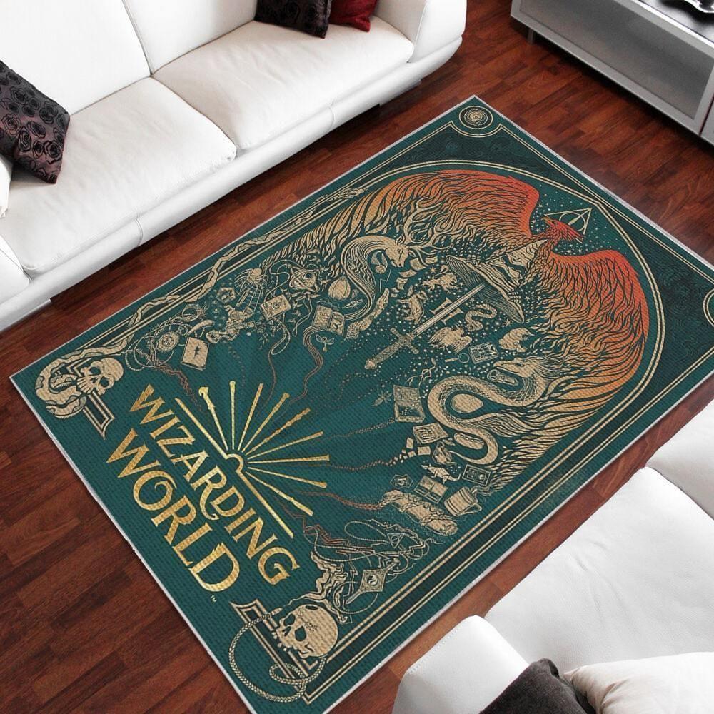 Wizarding World Harry Potter Movies Rectangle Rug – Custom Size And Printing