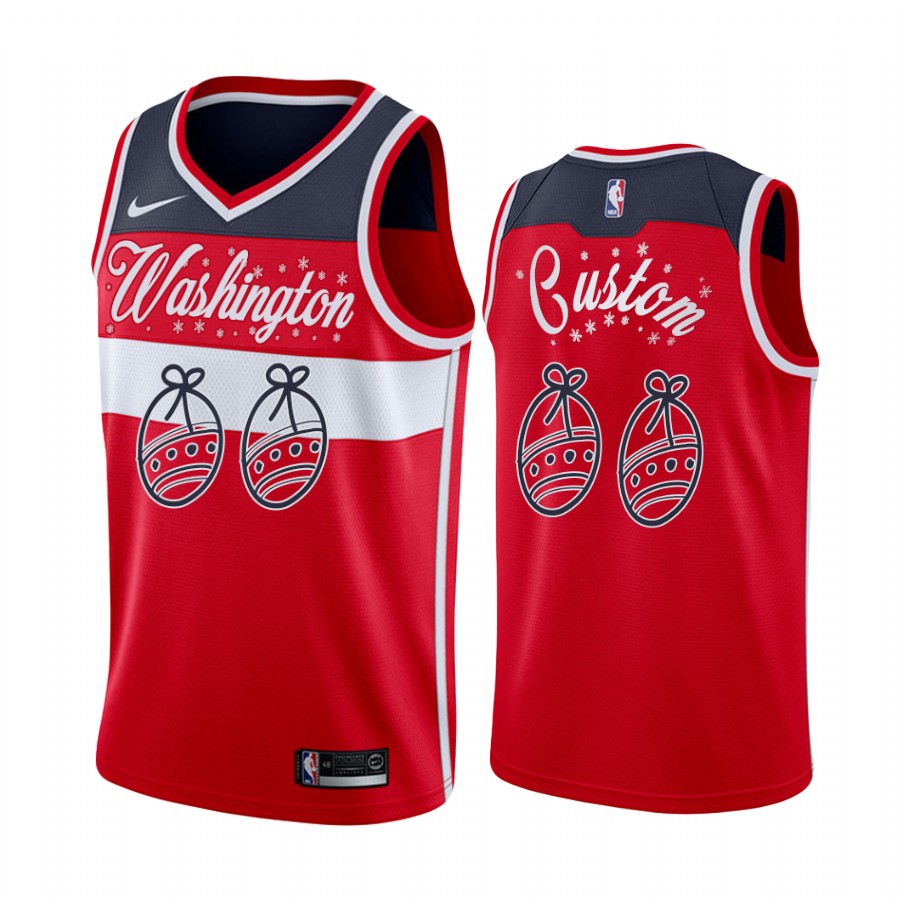 Wizards Custom 2020 Xmas Jersey Festive Special Edition Red