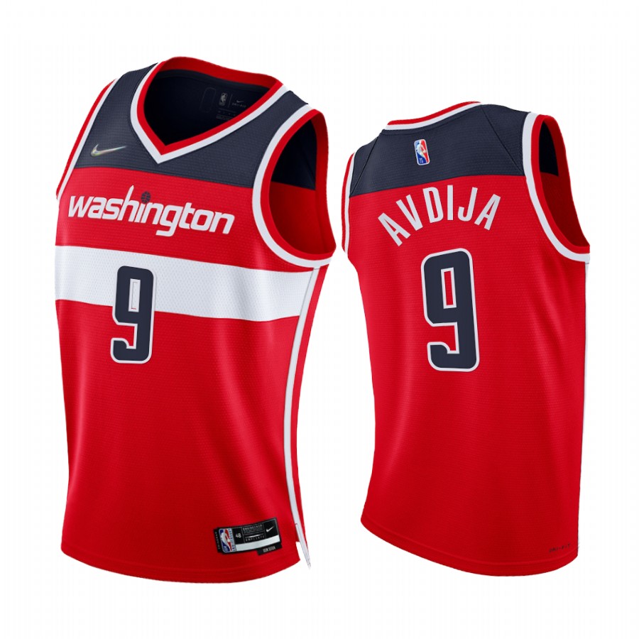 Wizards Deni Avdija 75th Diamond Anniversary Red 2021-22 Jersey Icon Edition