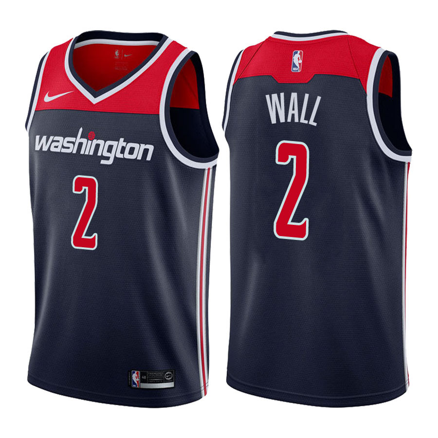 Wizards Male John Wall #2 Swingman Statement Navy Jersey
