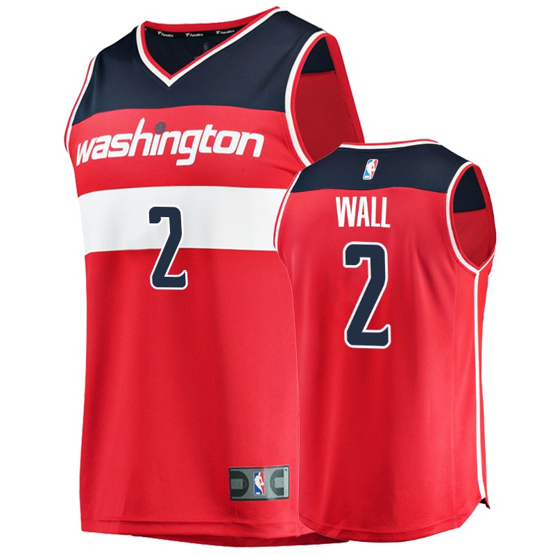 Wizards Men's John Wall #2 Icon Fanatics Branded Jersey