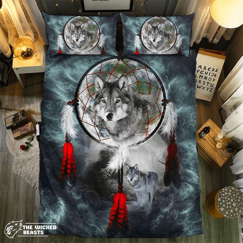 Wolf Collection 3D Customized Duvet Cover Bedding Set