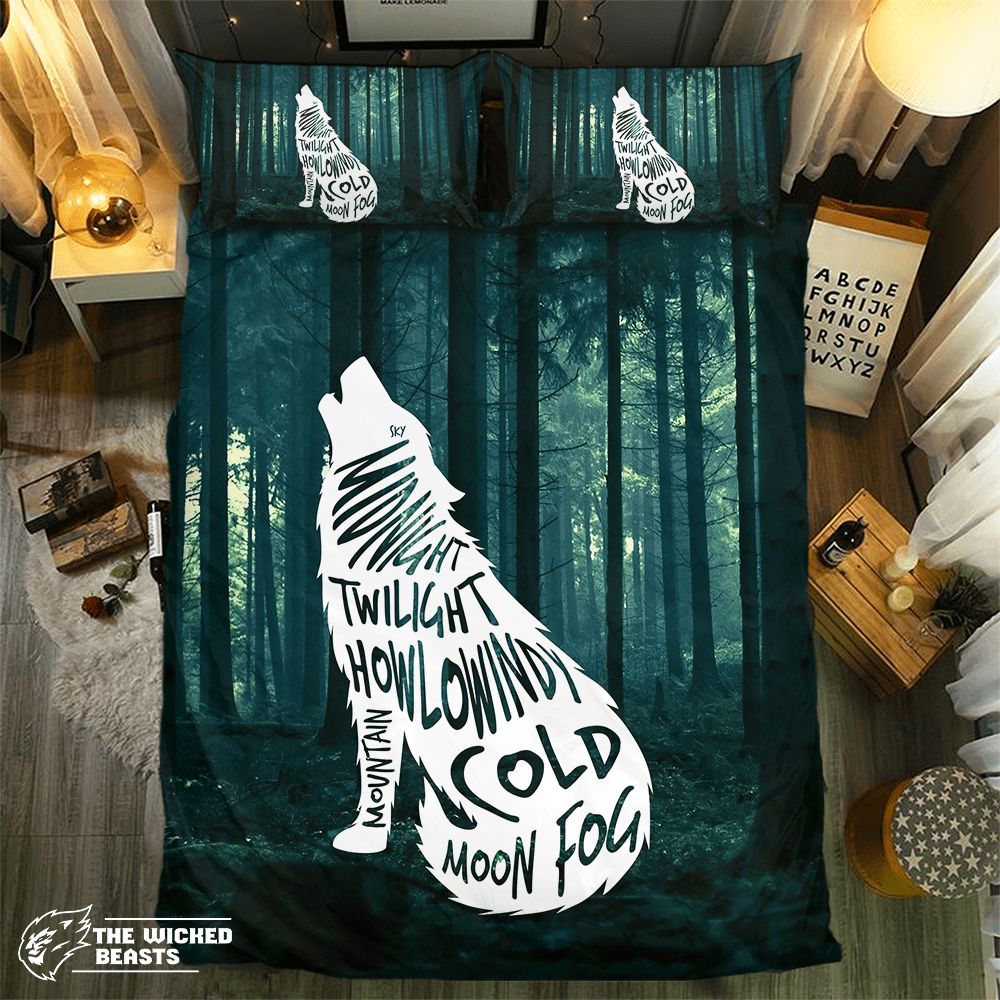 Wolf Collection 3D Customized Duvet Cover Bedding Set