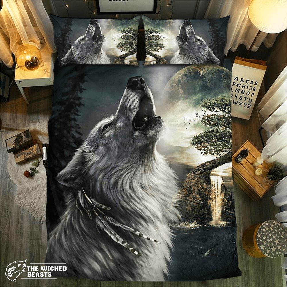 Wolf Collection 3D Customized Duvet Cover Bedding Set