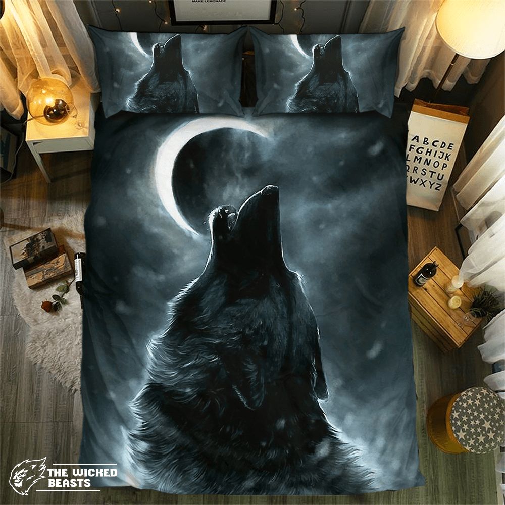 Wolf Collection 3D Customized Duvet Cover Bedding Set