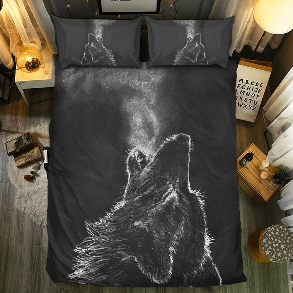 Wolf Collection 3D Customized Duvet Cover Bedding Set