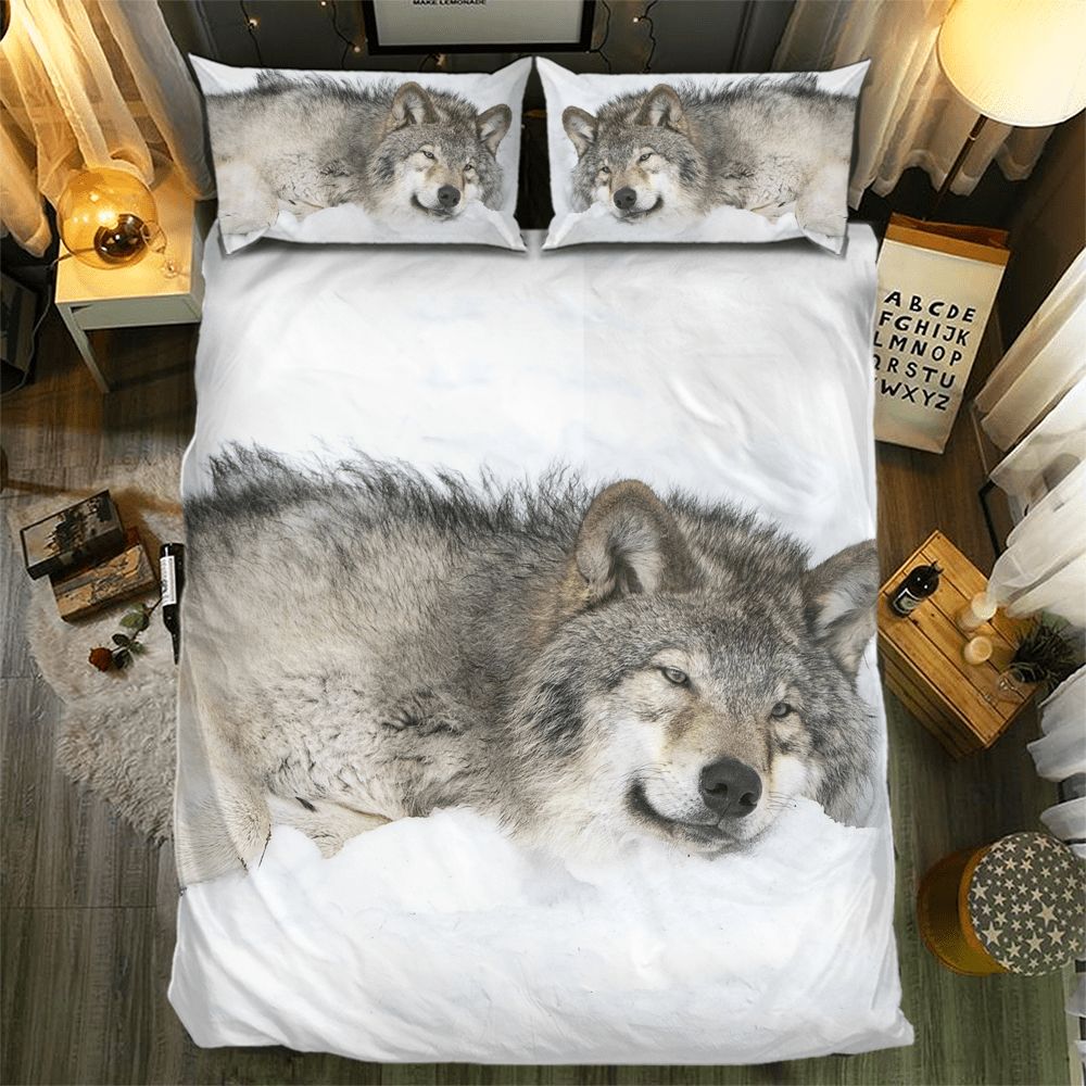Wolf Collection 3D Customized Duvet Cover Bedding Set