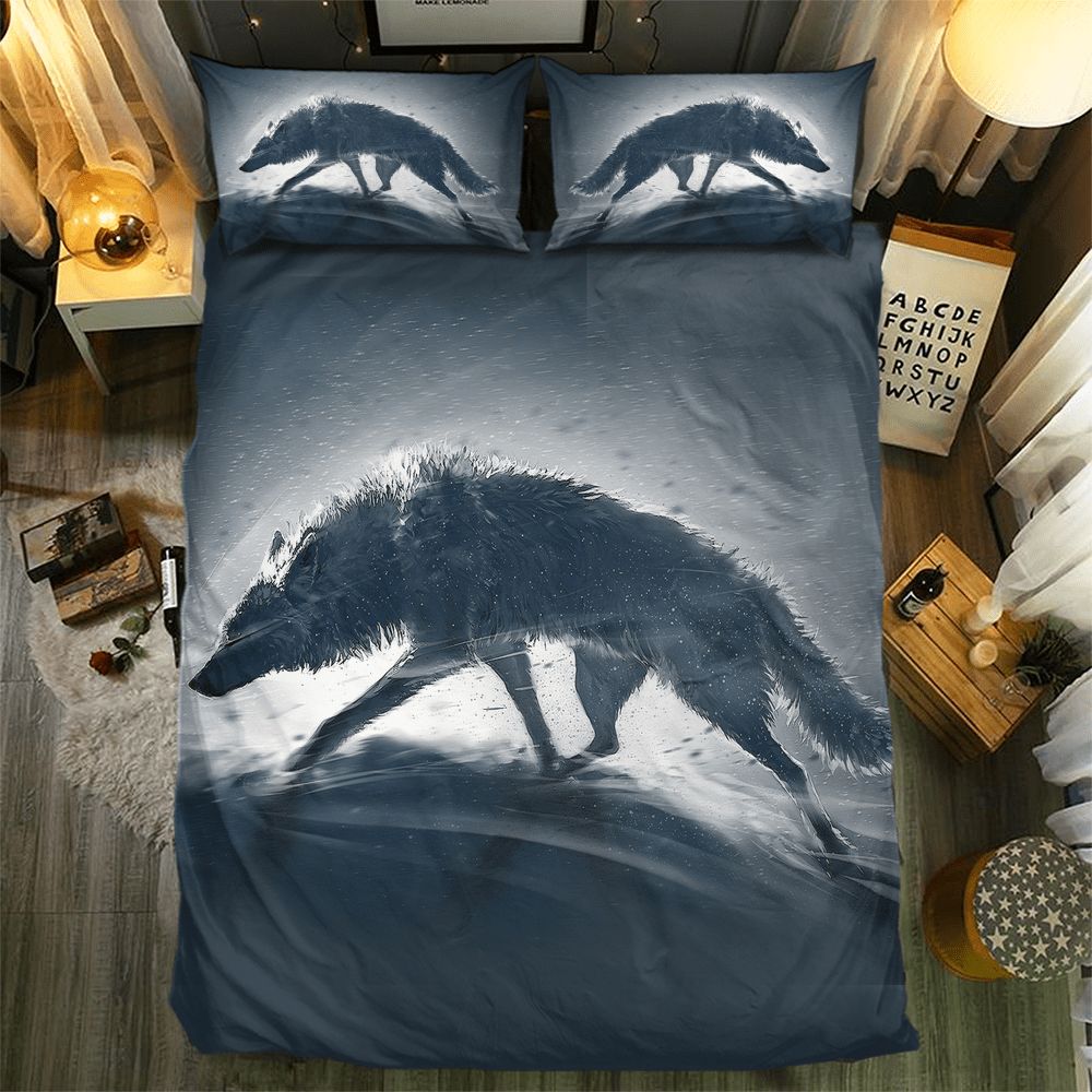 Wolf Collection 3D Customized Duvet Cover Bedding Set