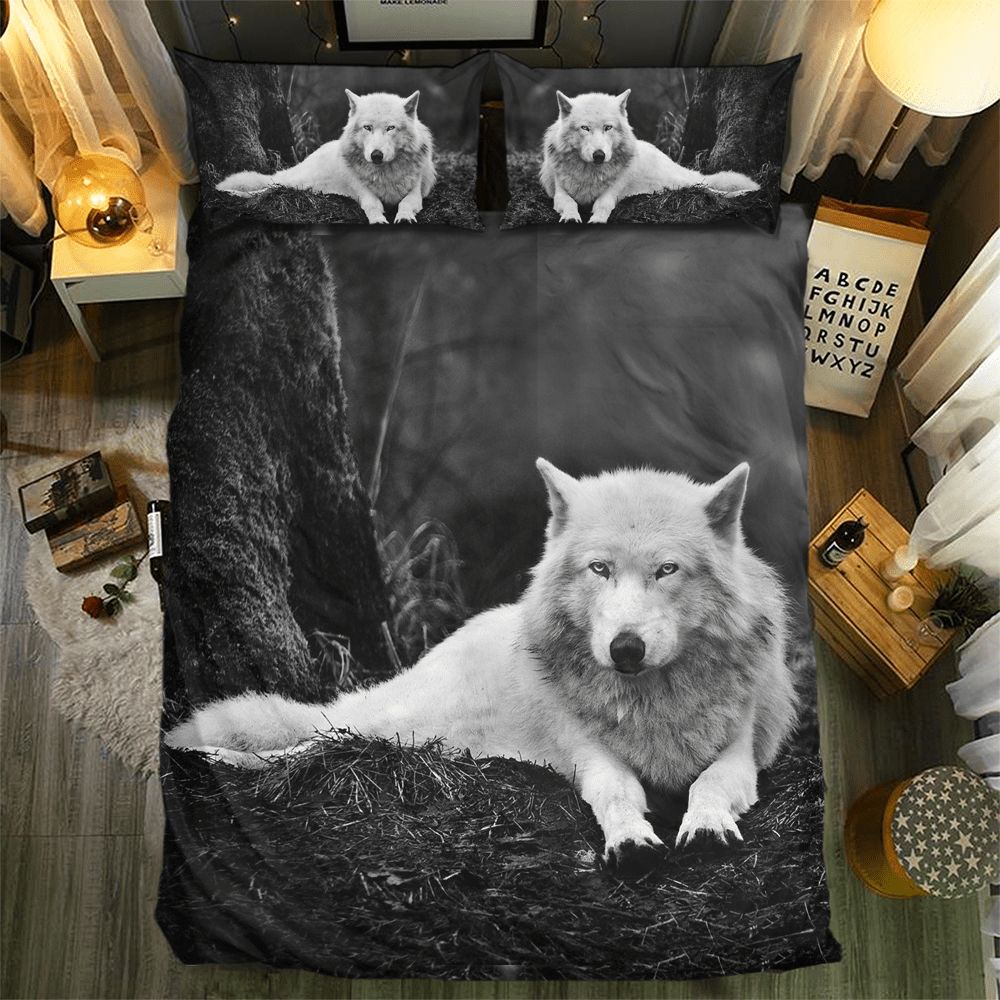 Wolf Collection 3D Customized Duvet Cover Bedding Set