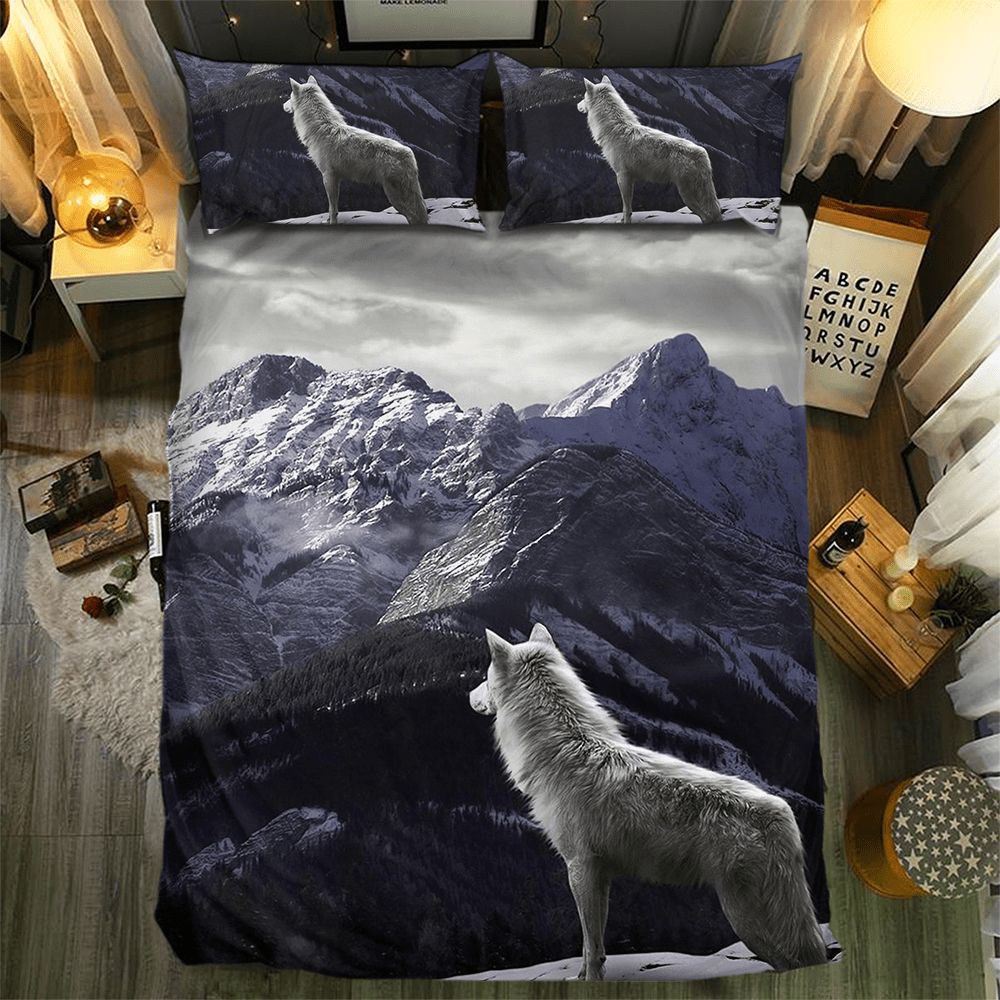 Wolf Collection 3D Customized Duvet Cover Bedding Set