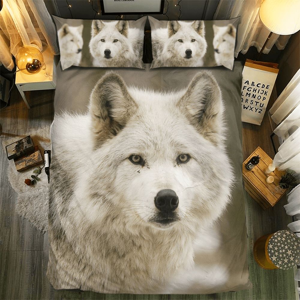 Wolf Collection 3D Customized Duvet Cover Bedding Set