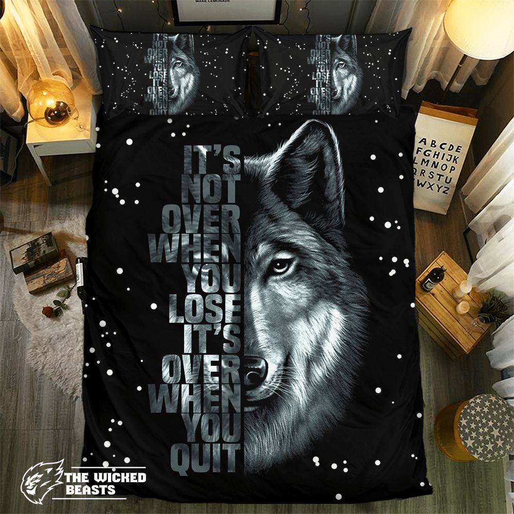 Wolf Collection 3D Customized Duvet Cover Bedding Set