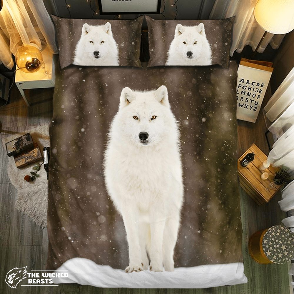 Wolf Collection 3D Customized Duvet Cover Bedding Set