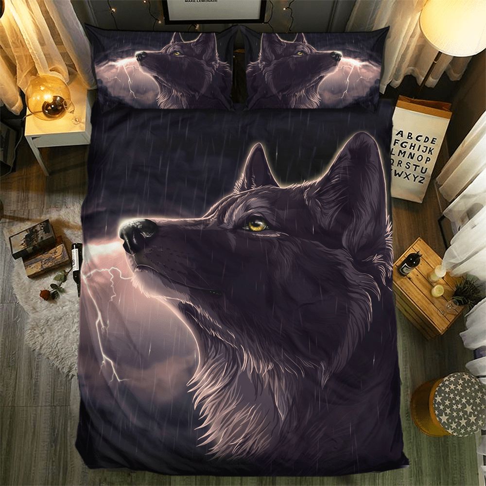 Wolf Collection 3D Customized Duvet Cover Bedding Set