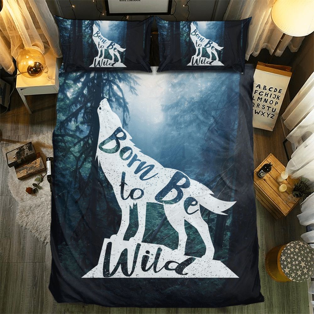 Wolf Collection 3D Customized Duvet Cover Bedding Set