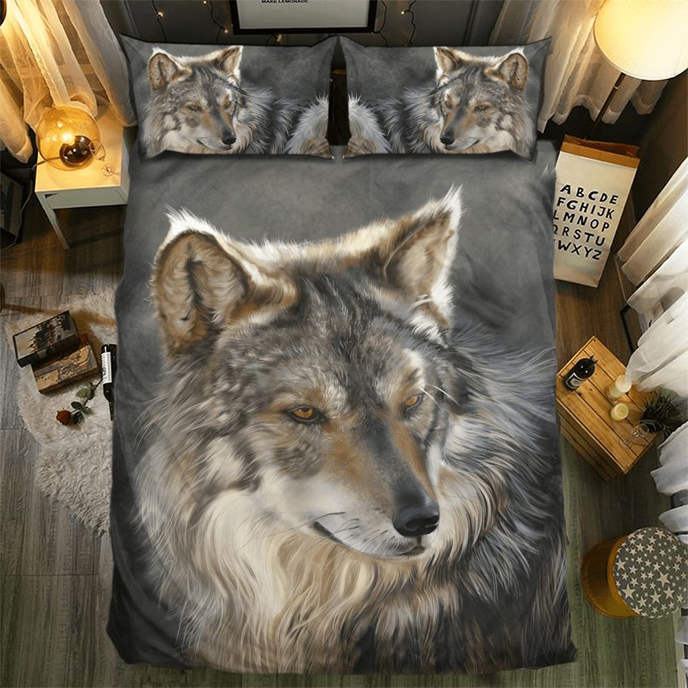 Wolf Collection 3D Customized Duvet Cover Bedding Set