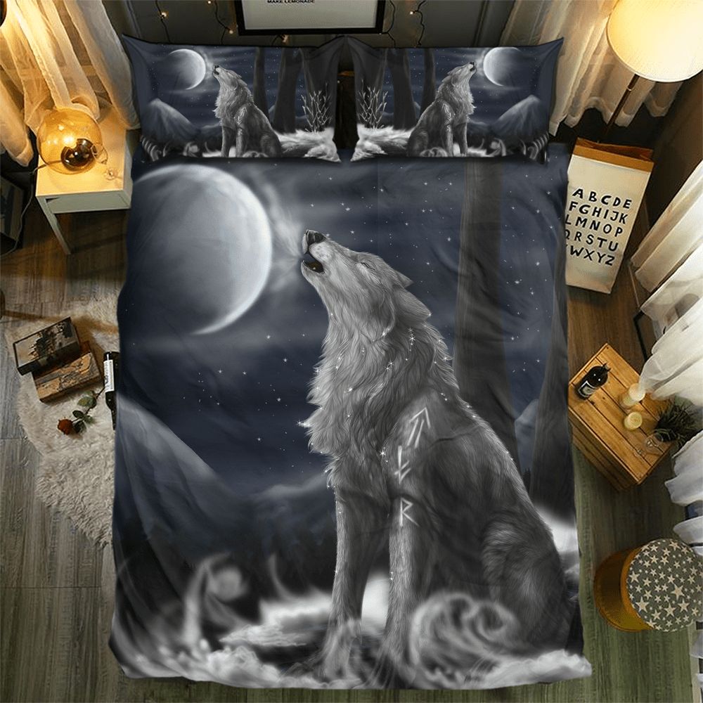 Wolf Collection 3D Customized Duvet Cover Bedding Set