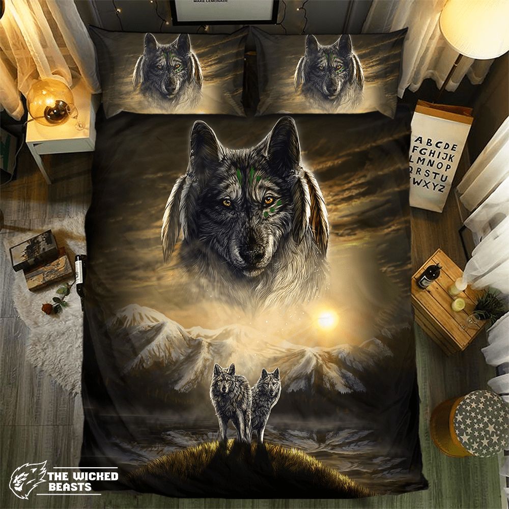 Wolf Collection Customize Customized Duvet Cover Bedding Set