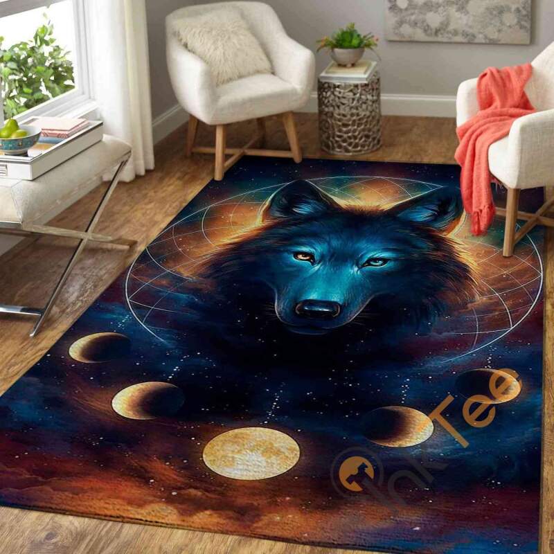 Wolf Planet Dreamcatcher Area Rectangle Rug