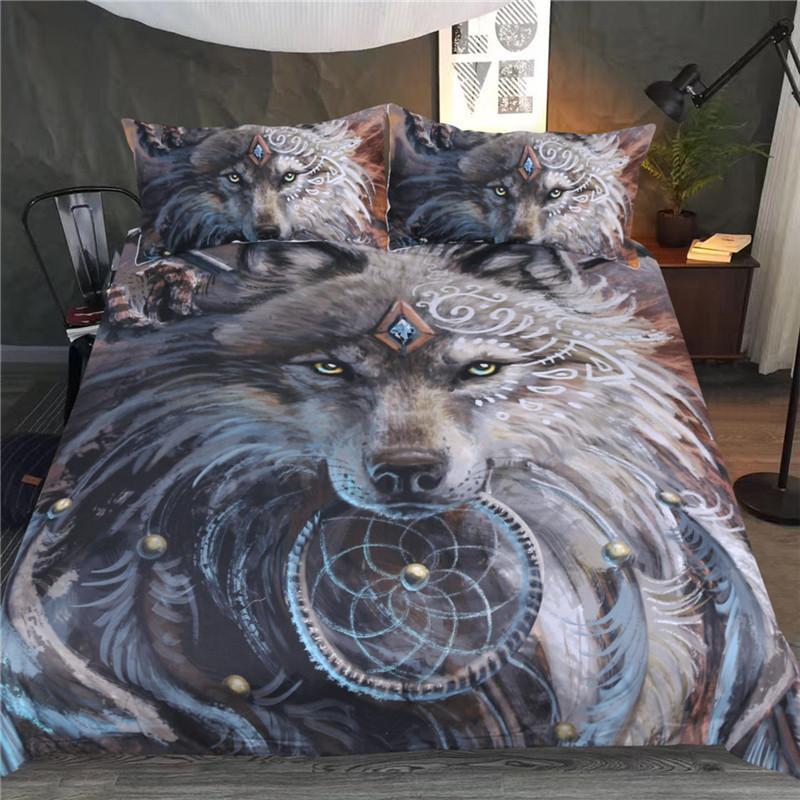 Wolf Warrior By Sunimaart Duvet Cover Bedding Set