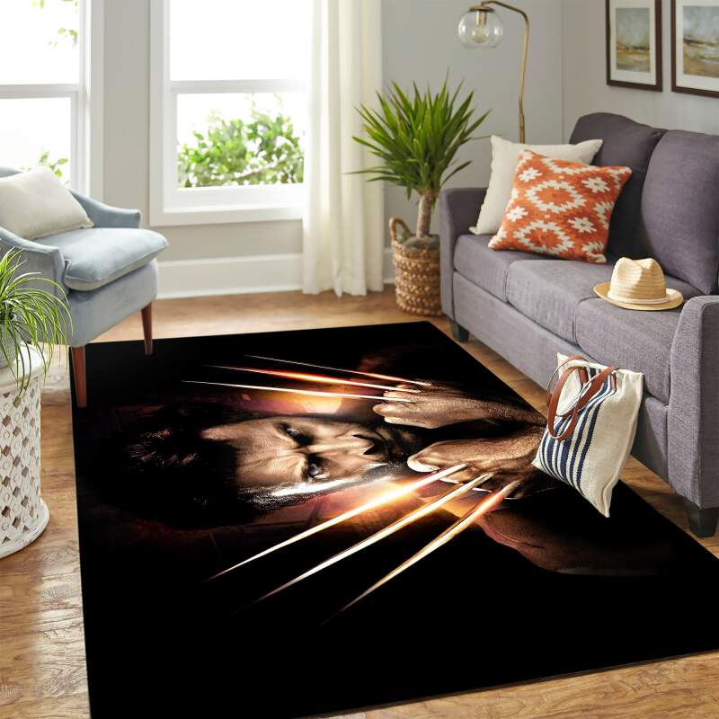 Wolverine Claws Carpet Floor Area Rectangle Rug