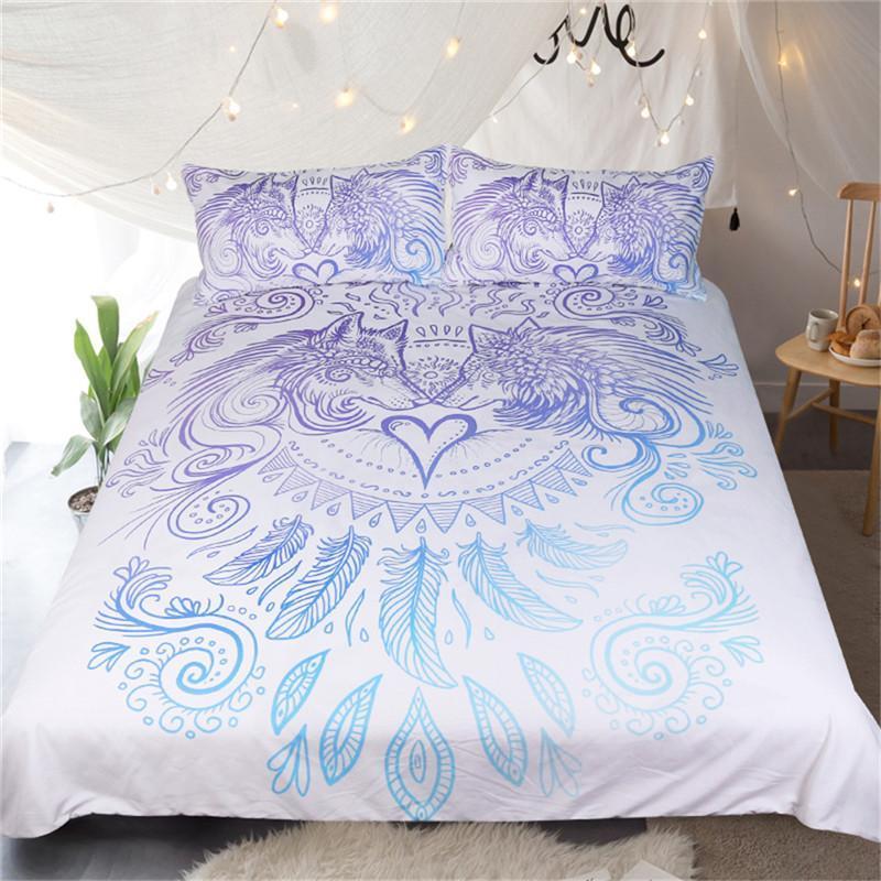 Wolves Heart By Sunimaart Duvet Cover Bedding Set