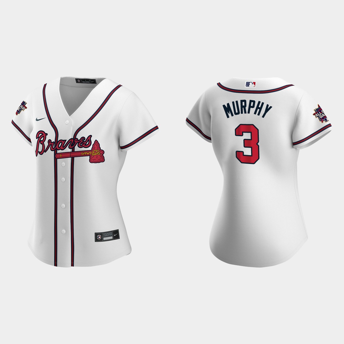 Women Atlanta Braves Dale Murphy White 2021 MLB All-Star Game Jersey