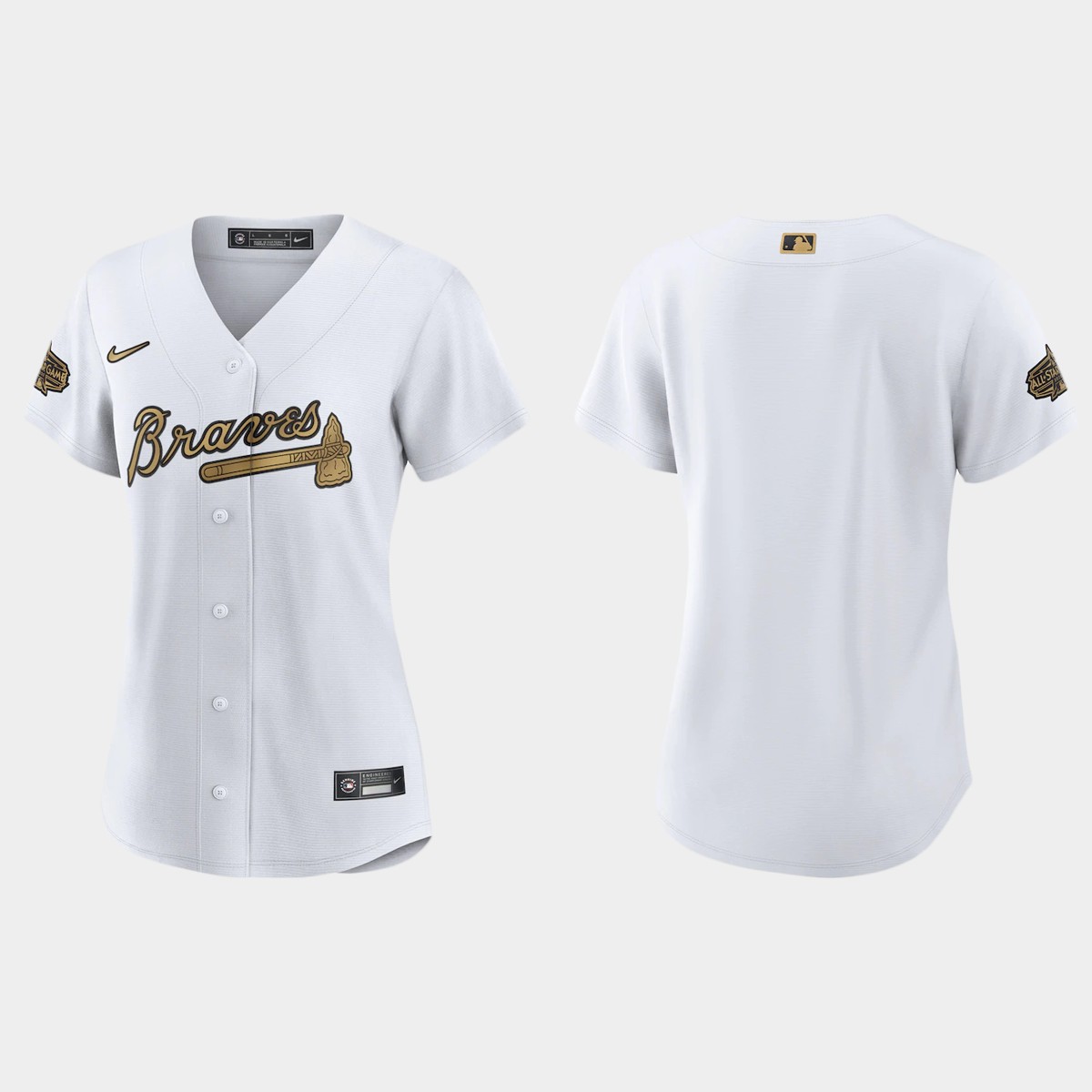 Women Atlanta Braves White 2022 MLB All-Star Game Jersey
