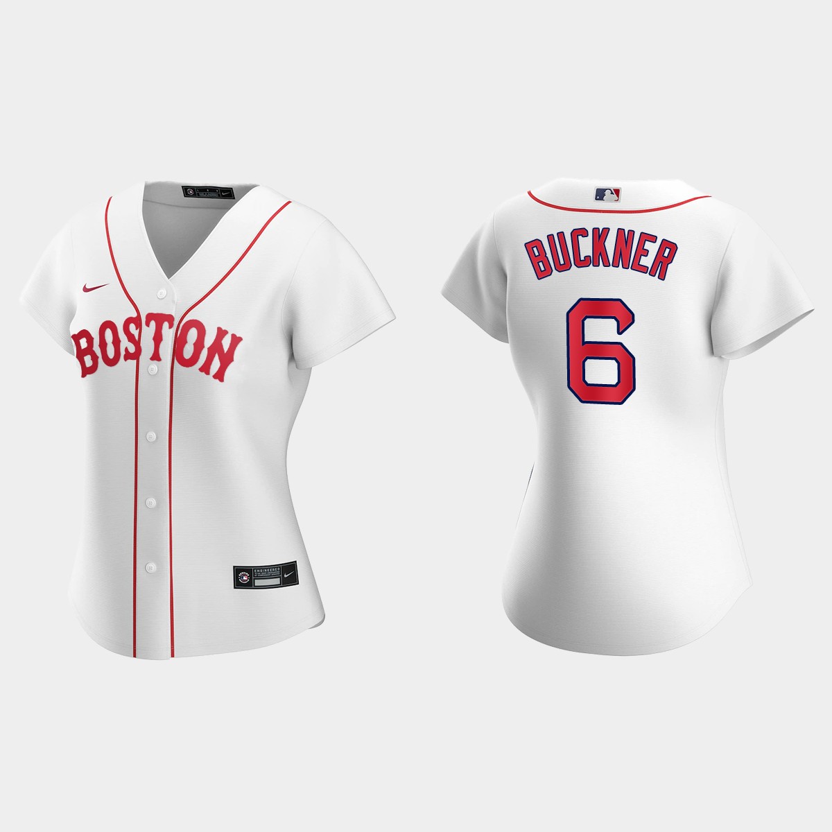 Women Boston Red Sox Bill Buckner White 2021 Patriots' Day Jersey