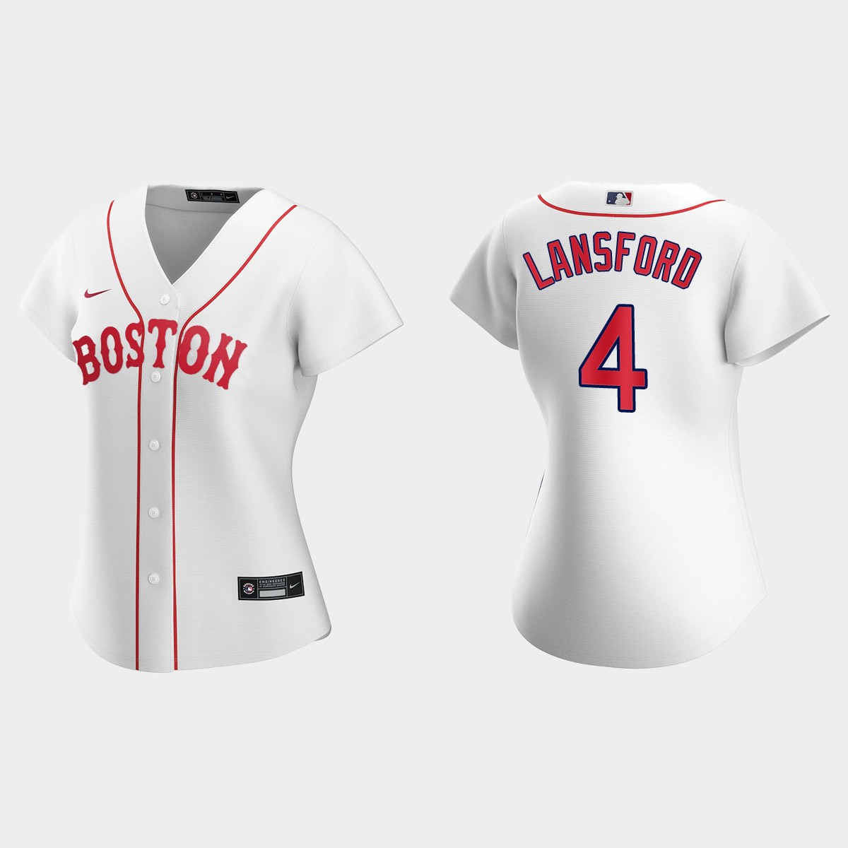 Women Boston Red Sox Carney Lansford White 2021 Patriots' Day Jersey