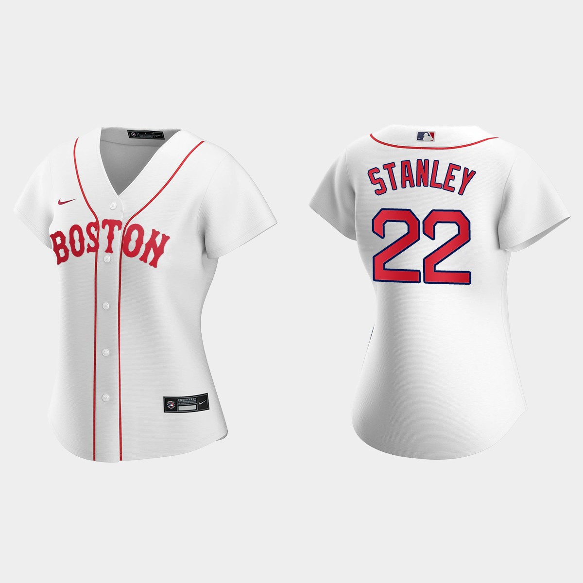 Women Boston Red Sox Mike Stanley White 2021 Patriots' Day Jersey