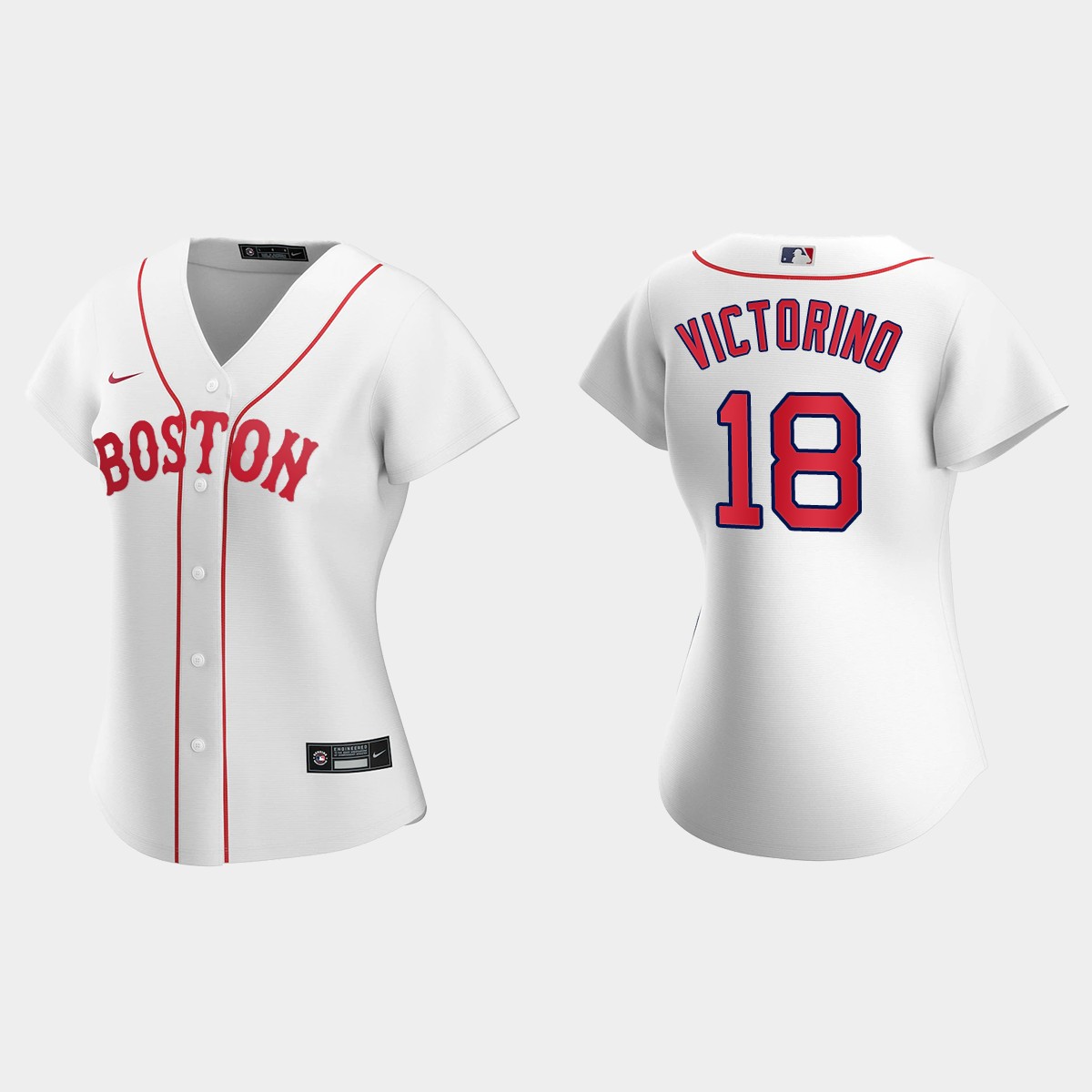 Women Boston Red Sox Shane Victorino White 2021 Patriots' Day Jersey